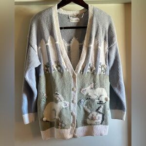 Marisa Christina Classics vintage Easter sweater size M